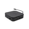 I-TEC Thunderbolt 3 Travel Dock Dual 4K Ekranas 1xDP 1xHDMI 1xGLAN 1xUSB 3.1 Gen2 1xUSB 2.0 1x Garso / mikrofono lizdas 1x60 W USB-C PD