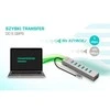 I-TEC USB-C įkrovimo metalinis HUB 7 prievadas be maitinimo adapterio