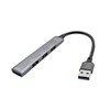 I-TEC USB 3.0 metalinis HUB 1x USB 3.0 3x USB 2.0 be maitinimo adapterio