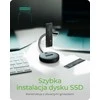 Icy Box Doko stotelė dla NVMe+SATA SSD