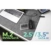 ICY BOX IB-180MS-C31 NVMe M.2 ir SATA