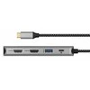 Icy Box Doko stotelė IB-DK4012-CPD 9w1, 2x HDMI, 4K60Hz, 3xUSB, 100W PD,LAN, Skaitytuvas kart