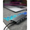 ICY BOX nešiojamųjų kompiuterių prijungimo stotelė, 6 viename, PD1, 1xUSB-C, 3xUSB-A, 1xHDMI, 1xVGA, 100W
