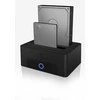 Icy Box „RaidSonic ICYBOX IB-1232CL-U3 2Bay“ prijungimo / klonavimo stotis, skirta 2,5 colio ir 3,5 colio HDD „Sata USB 3.2 Gen 1“