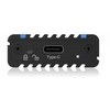 ICY BOX IB-1824ML-C31 USB Type-C korpusas, skirtas M.2 NVMe SSD - RGB apšviesta