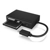 ICYBOX IB-CR401-C3 Icy Box Išorinis kelių kortelių skaitytuvas USB 3.0 Type-C, CF, SD, Micro SD