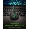 Icy Box stotelė su dviem įdėtais M.2 SSD diskais