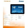 Monitorius IIYAMA TF1015MC-B2 A 10 colių jutiklinis skydelis 1280x1024 VA 500cd 10touch dažai CS VGA HDMIx1 DPx1 IP65 sertifikuotas juodas