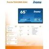 Monitorius IIYAMA TE6512MIS-B3AG 65 colių iiWare10 Android 11 40 taškų PureTouch IR su nuliniu sujungimu 3840x2160 UHD IPS skydelis Metalinis korpusas