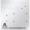 Italeri – Scania S730 Highline 4x2, 1/24, 3927