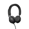 Laidinės ausinės su mikrofonu Jabra Evolve2 40 SE Calls/Music USB Type-A, Juoda