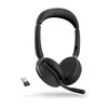 Jabra Evolve2 65 Flex UC Stereo - Ausinės - with belaidės charging pad