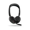 JABRA Evolve2 65 Flex UC Stereo Ausinės on-ear Bluetooth belaidės aktyvus triukšmo slopinimas USB-C juodas Optimised skirta UC