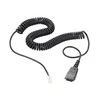 Jabra Anschlusskabel QD auf RJ10 - spiral fr Lucent &amp; Cisco
