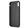 Dėklas Karl Lagerfeld KLHCI65DLHBK iPhone XsMax juoda/juodas Iconic Glitter Karl`s Head