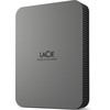 Kietasis diskas LACIE MOBILE DRIVE 4TB USB 3.1 - USB TYPE C, kosminė pilka, saugi