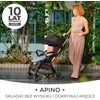 Vežimėlis KINDERKRAFT APINO dove grey, KSAPIN00GRY0000