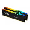 RAM Kingstonas | Fury Beast RGB | 32 komplektas (16GBx2) GB | DDR5 | 5200 MHz | PC/serveris | Registracijos Nr. | ECC Nr