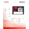 KINGSTON 480 GB DC600M 2,5 colio SATA3 mišraus naudojimo duomenų centro SSD, skirtas įmonės serveriams ir NAS (paruošta VMWare)