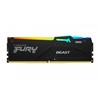RAM „Kingston KF556C40BBAK2-64“ 64 GB 5600 MT/s DDR5 CL40 DIMM (2 vnt. rinkinys) „FURY Beast RGB“ | „Kingston“