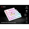 Klaviatūra mechaninė belaidė SAVIO PHENIX Baltas Gateron Geltona, Pudding