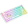 Klaviatūra mechaninė belaidė SAVIO PHENIX Baltas Gateron Geltona, Pudding