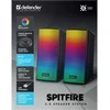 Kompiuterio kolonėlės Defender SPITFIRE 2.0 6W LED USB kompiuterio garsiakalbiai