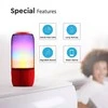 V-tac Bluetooth kolonėlė su 6W LED šviesomis, USB jungtimi, raudona. Yra TransFlash kortelės vieta, 5V, IP20, neatspari drėgmei.