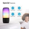 V-tac 6W Bluetooth kolonėlė su LED šviesomis, juodas, USB ir TF vieta, DC:5V