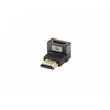 ADAPTER HDMI(M)->HDMI(F) 8K KAMPINIS DÓŁ ALUMINIUM Sidabrinis LANBERG