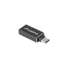 LANBERG AD-UC-UA-02 adapter USB TYPE-C M -AF 3.1 Juodas