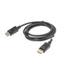 LANBERG CA-DPDP-10CC-0018-BK cable Ekranas Port M/M 1.8m 4K juodas