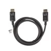 LANBERG CA-DPDP-10CC-0018-BK cable Ekranas Port M/M 1.8m 4K juodas