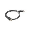 LANBERG CA-DPDP-10CC-0010-BK cable Ekranas Port M/M 1m 4K juodas