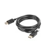 LANBERG CA-DPDP-10CC-0030-BK cable Ekranas Port M/M 3m 4K juodas