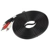 LANBERG CA-MJRC-10CC-0050-BK stereo garso kabelis Mini Jack 3.5mm M -> 2x RCA Cinch 5m