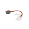 LANBERG CA-HDSA-10CU-0015 maitinimo kabelis MOLEX F ->SATA M 15cm