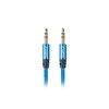 LANBERG CA-MJMJ-10CU-0030-BL Premium Cable Audio Mini lizdas, 3,5 mm 3 kontaktų. 3 m į pietus