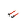 LANBERG CA-SASA-13CU-0030-R CABLE SATA DATA II 6GB/S F/F 30cm METAL CIP ANGLED Rounds