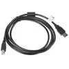 LANBERG CA-USBA-11CC-0018-BK laidas USB 2.0 AM-BM su feritu 1.8m juodas