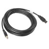 LANBERG CA-USBA-10CC-0050-BK Lanberg kabelis USB 2.0 AM-BM 5m juodas