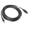 LANBERG CA-USBA-10CC-0050-BK Lanberg kabelis USB 2.0 AM-BM 5m juodas