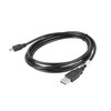 LANBERG CA-USBK-10CC-0018-BK cable USB 2.0 mini AM-BM5P 1.8m juodas