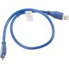 LANBERG CA-US3M-10CC-0005-B kabelis USB 3.0 Micro AM-MBM5P 50cm