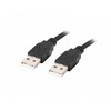 LANBERG cable USB-A M/M 2.0 0.5m juodas
