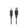 Kabelis USB-A(M)->USB-B(M) 2.0 3m juoda Ferryt BOX Lanberg