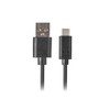 LANBERG CA-USBO-20CU-0010-BK laidas USB-C M A M 2.0 QC 3.0 1m Juodas