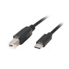 LANBERG kabelis USB-C M ->USB-B M 2,0 1,8 m