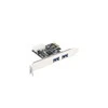 LANBERG PCE-US3-002 PCI Express->USB 3.1 GEN1 2 prievadų + žemo profilio