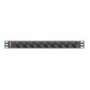 LANBERG maitinimo paskirstymo blokas PDU 19 1U 16A 9 schuko 3m juodas